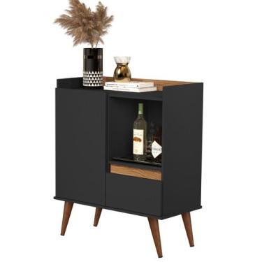 Imagem de Aparador Balcão Buffet Status Flex Cantinho Cafe Sala Bar Cozinha Retr