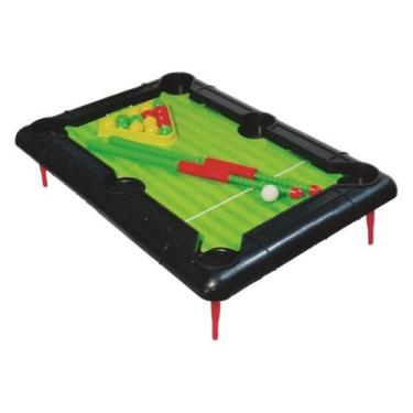 Imagem de Jogo Mini Mesa De Sinuca Snooker Bilhar Infantil - Nicobem