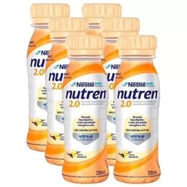 Imagem de Nutren 2.0 200ml Nestlé Kit C/6 Frascos Hipercalorico - Nestlé Nutren 