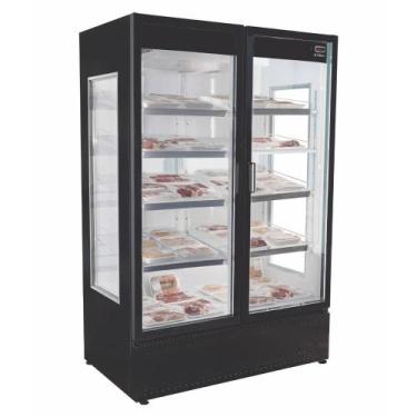 Imagem de Refrigerador Expositor Vertical para Carnes Frilux 1200 Litros Preto 2