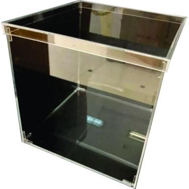 Imagem de Caixa 25x25x25cm Acrilico Cristal Com Tampa - Rick Acrilicos