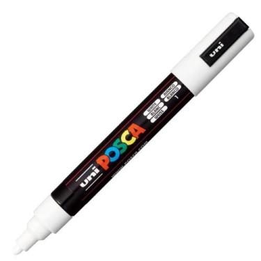 Imagem de Caneta Uni Posca Pc 5m Branco Uniball, BRANCO 1