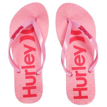 Imagem de Chinelo Feminino Hurley One e Only Rosa Pink, 33/34, Rosa