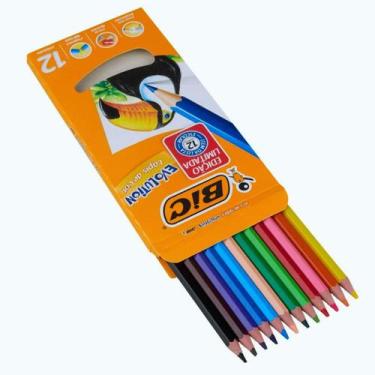 Imagem de Kit 12 Lápis de Cor Bic Volta as Aulas Escolar