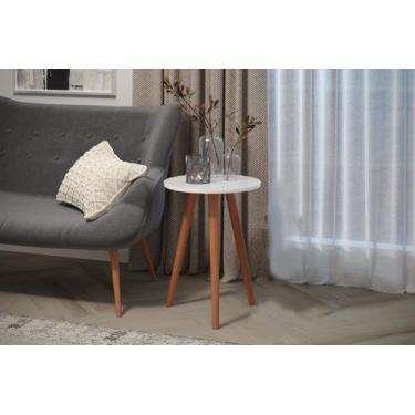 Imagem de Mesa De Cabeceira Para Apoio De Livros E Luminária - Colomi