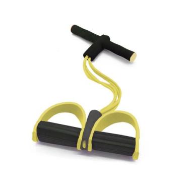 Imagem de Extensor Elástico Pedal Gold Sports Pro, Amarelo, Único, Unissex