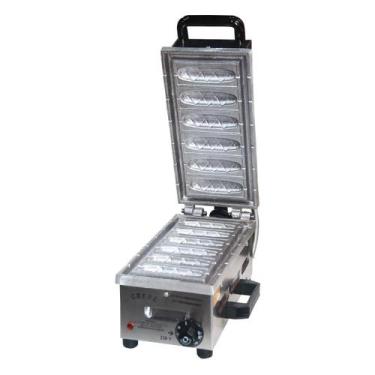 Imagem de Crepeira Elétrica Profissional 6 Cavidades Linha Crepe Suíço no Palito