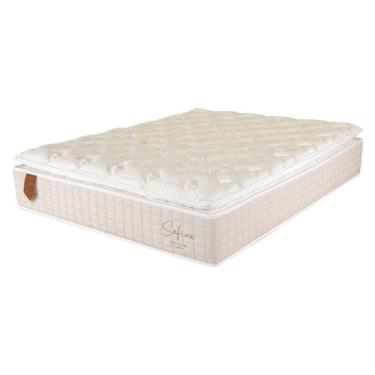 Imagem de Colchão Viúva  128x188x30 Safira Prorelax Molas Ensacadas Pillow Top V