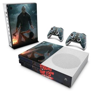 Imagem de Adesivo Compatível Xbox One S Slim Skin  - Friday The 13Th The Game - 