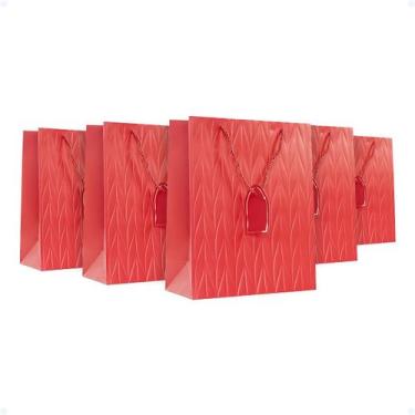Imagem de Kit 5 Sacolas De Papel Bolsa Colorida Lembrancinha Presente - Hxt, Ver