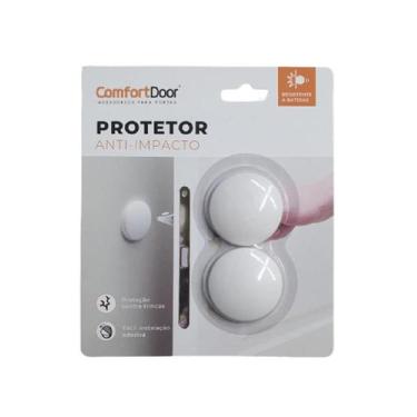 Imagem de Protetores Auto Adesivo Porta Maçaneta Parede Anti-impacto - Comfortdo