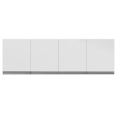Imagem de Armário Aéreo Andréia 4 Portas 160 cm Branco 1842 AJL Móveis