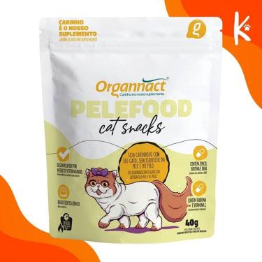 Imagem de Suplemento Pelefood Cat Snacks para Gatos 40g - Organnact