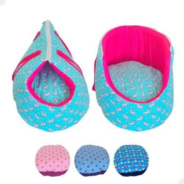 Imagem de Bolsa de transporte pet para cães e gatos 2 em 1 - Confortpet, Unicorn