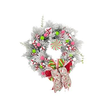 Imagem de menolana Guirlanda de Natal Guirlanda de Férias Bengala Doce Decoração Artificial de Natal Guirlanda de Natal para Festa Feriado Decoração Interna e Externa