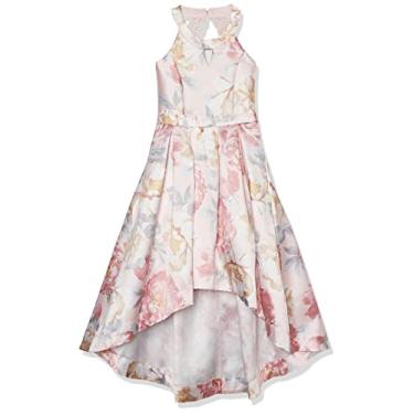 Imagem de Speechless Vestido de festa Mikado de comprimento longo longo sem mangas para meninas, Blush, 8