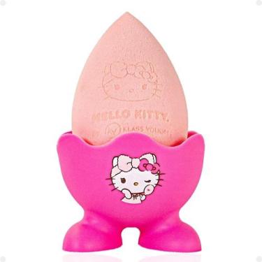 Imagem de Esponja Gota com Case Hello Kitty By Klass Vough Rose Glow Sponge Kit 