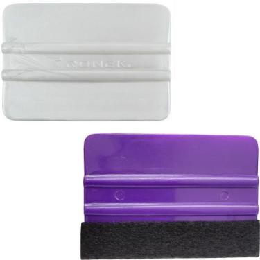 Imagem de 2 Espátulas Anti Risco Envelopamento Rigida Silicone Adesivo - Ronek, 