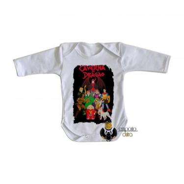 Imagem de body nenê criança roupa bebê manga longa Dungeons e Dragons caverna do