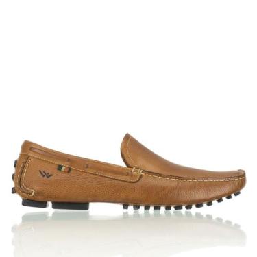 Imagem de Mocassim Masculino Driver Sapatilha 100% Couro Legitimo Conforto - Lec