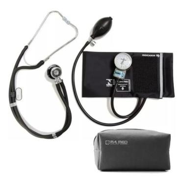 Imagem de Kit Academico Aparelho De Pressao + Esteto Rappaport Duplo - PAMED,  P