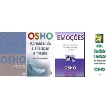 Imagem de Kit 4 Livros Osho Ego Emoçoes Aprender Silenciar A Mente