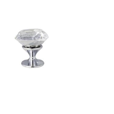 Imagem de Puxador Diamante Di Cristallo Cromado 30mm JAD1101 - Jador