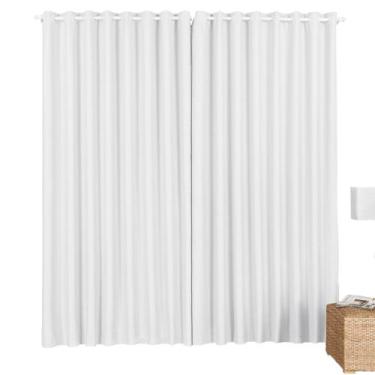 Imagem de Cortina Grande 100% Blecaute 4.00x2.70 Longa Veda Luz Total - ENTROU C