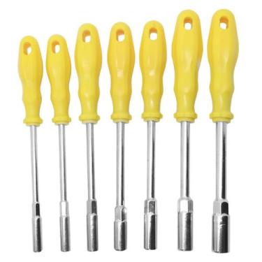 Imagem de Jogo De Chaves Canhão De 5 A 13MM C/ 07 Pçs - Cromo Vanádio - Tradesta