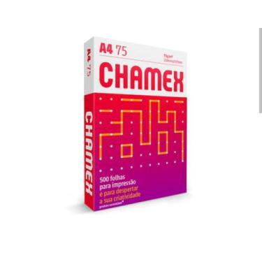 Imagem de Papel a4 chamex com 500 folhas