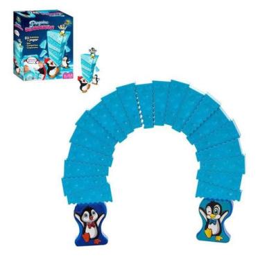 Imagem de Jogo Pinguim Equilibra Cubos Divertido P/ Família - outro