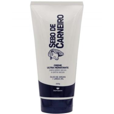 Imagem de Creme hidratante sebo de carneiro + argan 200g - demazon