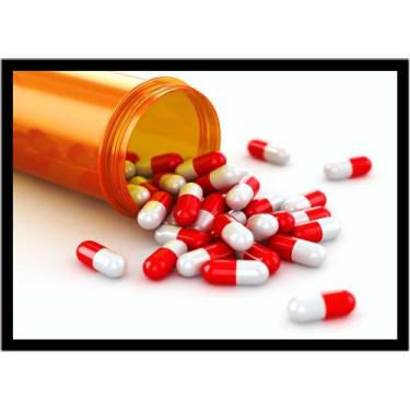 Imagem de Quadro Decorativo Medicina Consultórios Farmácias Manipulação Medicame
