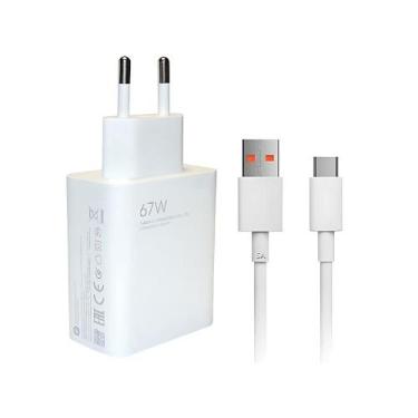 Imagem de Carregador tipo c turbo xiaomi mi 67w conjunto de cargador usb-c