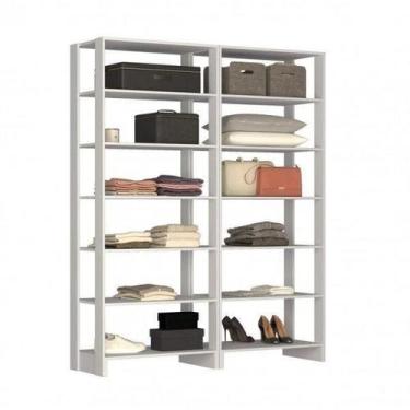 Imagem de Estante Closet Yes 160cm com 12 Prateleiras - Branco - Nova Móbile, Br
