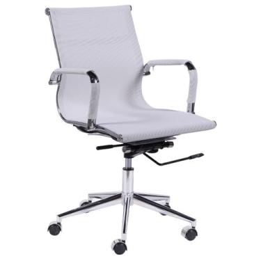 Imagem de Cadeira De Escritório Eames Esteirinha Tela Mesh Baixa - Tatu Bola Móv