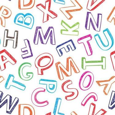 Imagem de Papel De Parede Baby Alfabeto Colorido - 2,50x0,50m - DEKAL DECOR