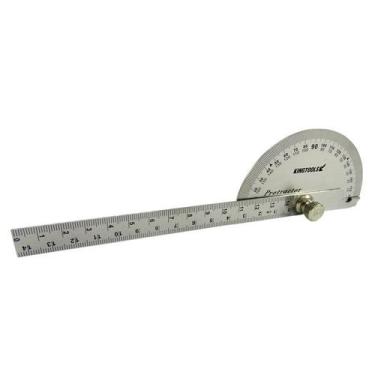 Imagem de Transferidor de Grau tipo Meia Lua 180 Graus 600.090 Kingtools - KING-