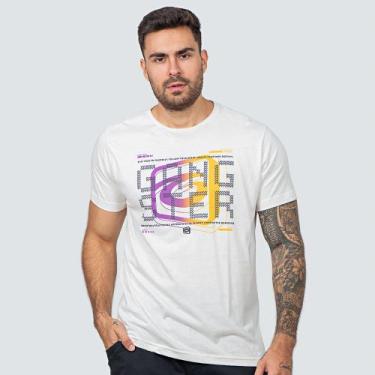 Imagem de Camiseta Básica Masculina Gangster 10163217, P, Off white