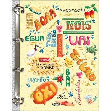 Imagem de Jandaia - Caderno Argolado Cartonado Colegial Passaporte Brasil 160 folhas