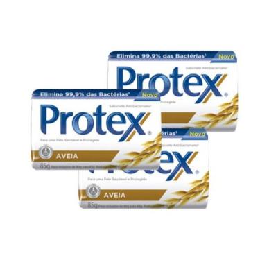 Imagem de 3 Sabonetes Protex Aveia 85g Cada