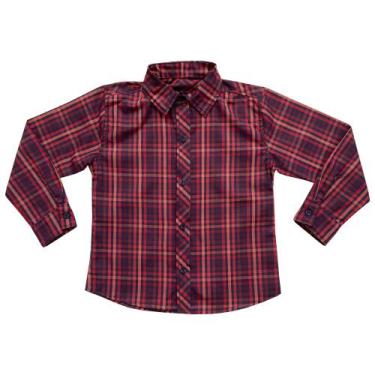 Imagem de Camisa Infantil Look Jeans Manga Longa, Vermelho, 02