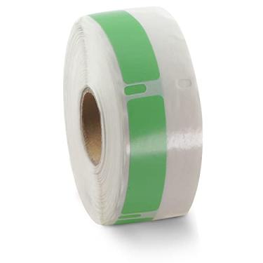 Imagem de BETCKEY Etiquetas coloridas compatíveis com etiquetas de código de barras de biblioteca Dymo 30346 (1,27 x 1,7/8 polegadas), compatível com impressoras Dymo LabelWriter Thermal 450, 4XL e Zebra [1 rolo, 600 etiquetas, verde]
