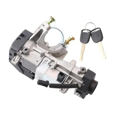 Imagem de OCESTORE Conjunto de cilindro de bloqueio de interruptor de ignição 35100-SDA-A71 06350-SAA-G30 para CRV FIT Odyssey Ac-Cord 2 chaves 48 chips