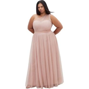 Imagem de Maxi Daniela plus size em rosa empoeirada, Rosa empoeirada, 52