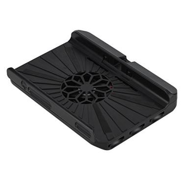 Imagem de Ventiladores de Suporte de Resfriamento Multifuncional Alimentado por USB Cooler Stand Cooling Pad para Switch Black Enquanto o Usa, Garantindo que As Sessões de Jogos Sejam
