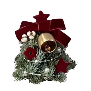 Imagem de Árvore de Natal de mesa pequena,Árvore de Natal de mesa pequena,Centros de mesa em miniatura para árvore de Natal à prova d'água - Árvore de Natal pequena artificial, árvore de Natal em miniatura com