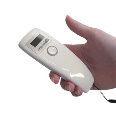 Imagem de Leitor De Código De Barras Scanner 1D Portatil bolso Sem Fio Bluetooth Netum Boleto CCD Bluetooth com Tela display LCD Memória Interna Armazenamento Offline Longa Duração