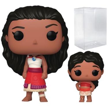Imagem de POP Disney: Moana 2 - Boneco de vinil Moana & Little Sis Simea Funko (incluído com caixa protetora compatível) multicolorido 9,5 cm