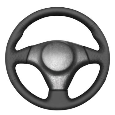 Imagem de MEWANT Capa de volante costurada à mão para Toyota RAV4 1998-2003/Celica 1999-2006/Corolla (EUA) 2003-2008/Matrix 2002-2008/MR2 1999-2007/Supra 1996-2002/Caldina 19977 -2002